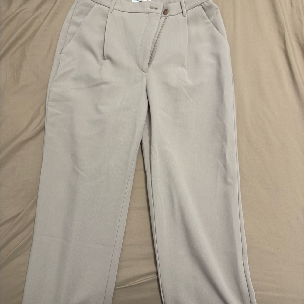 High Waisted Abercrombie Beige Women's Pants